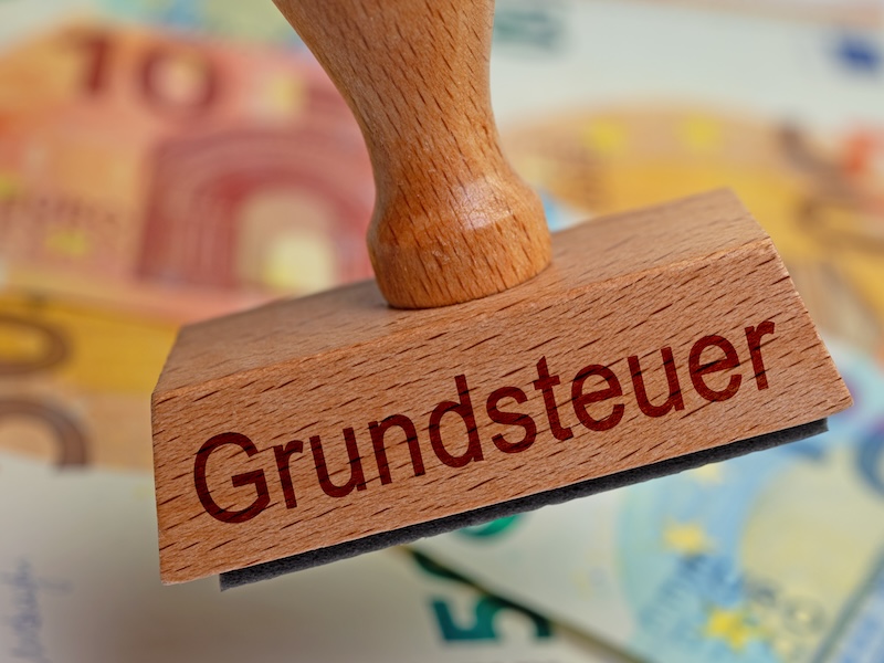 Stempel mit Grundsteuer